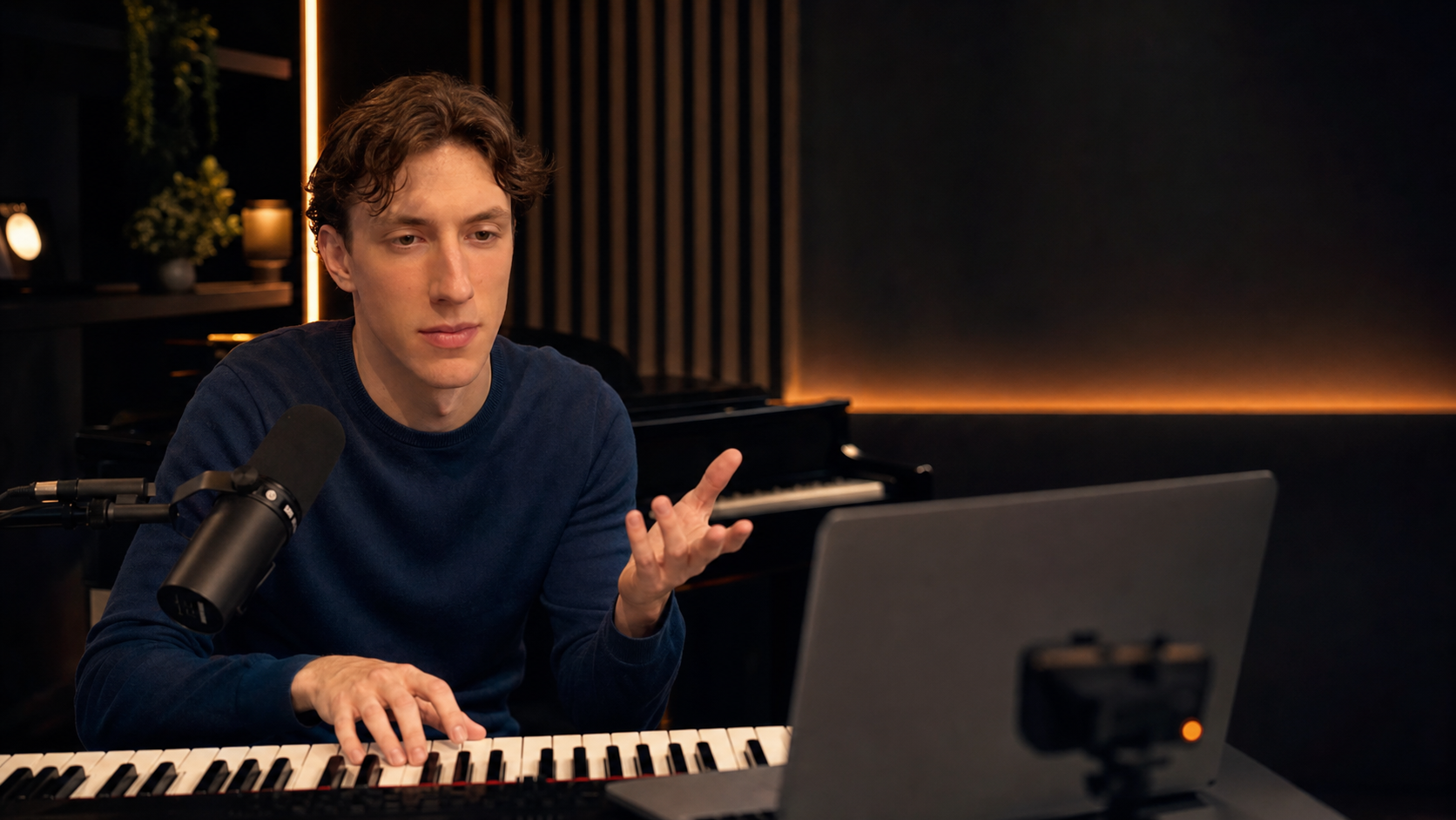 Online lesson recording setup